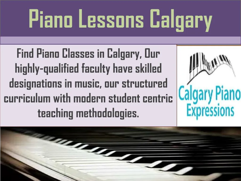 piano lessons calgary