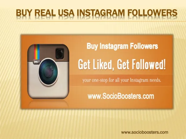 Buy Real USA Instagram Followers