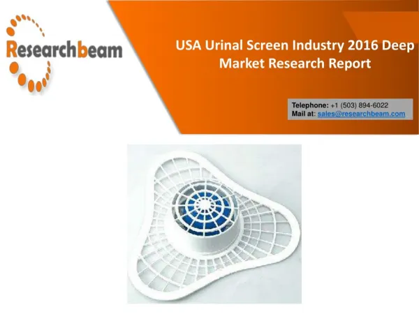 USA Urinal Screen Industry 2016