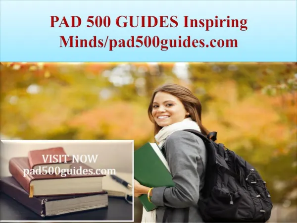 PAD 500 GUIDES Inspiring Minds/pad500guides.com