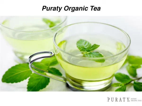 Puraty organic Tea – Get Natural Herbal Products