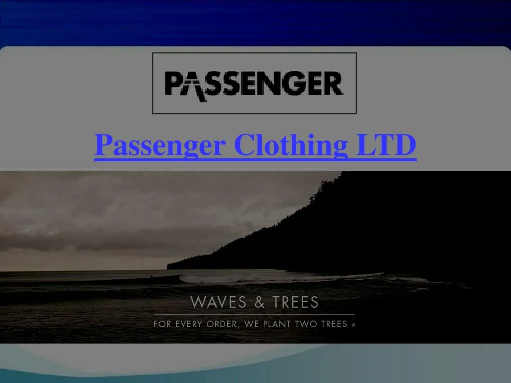 passenger clothing ltd