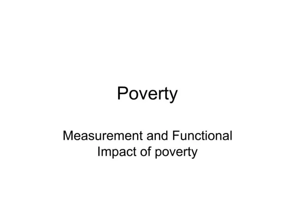 Poverty