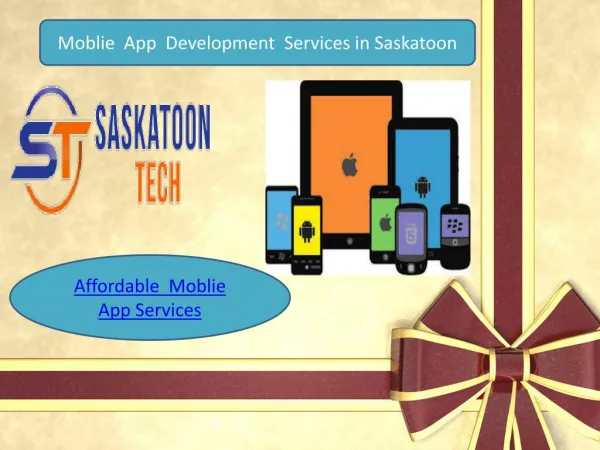 Moblie App Development Services in Saskatoon
