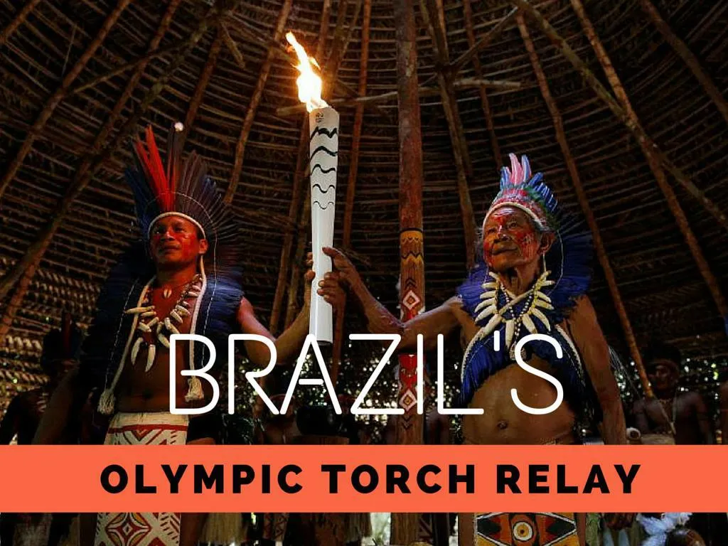 brazil s olympic light relay