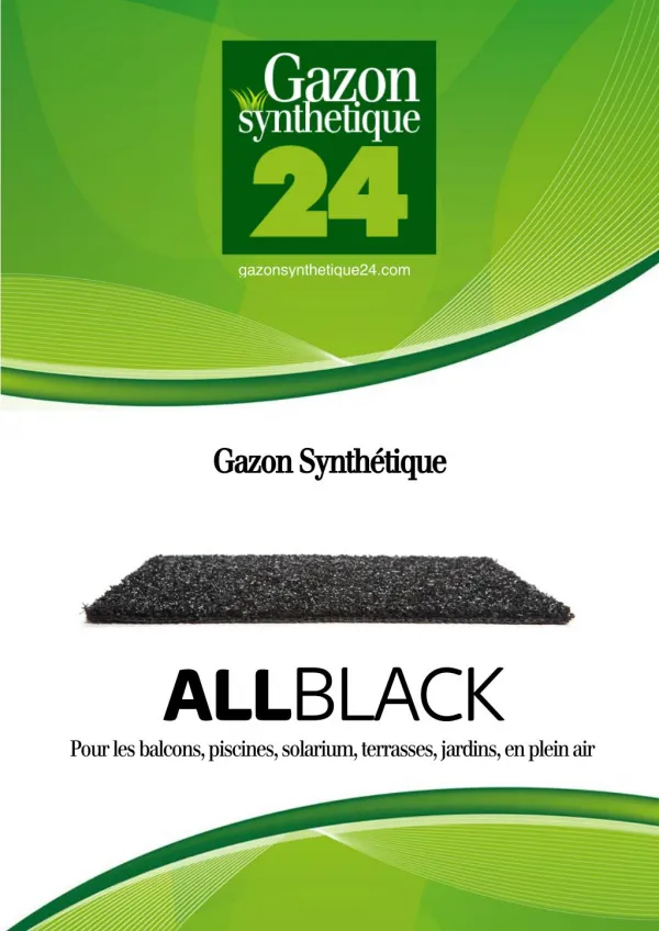 Gazon Synthetique All Black