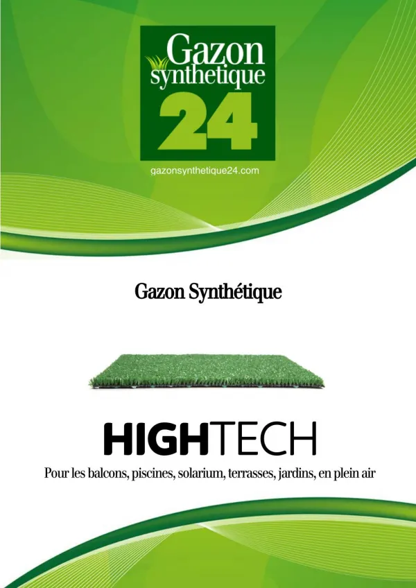 Gazon Synthétique High Tech