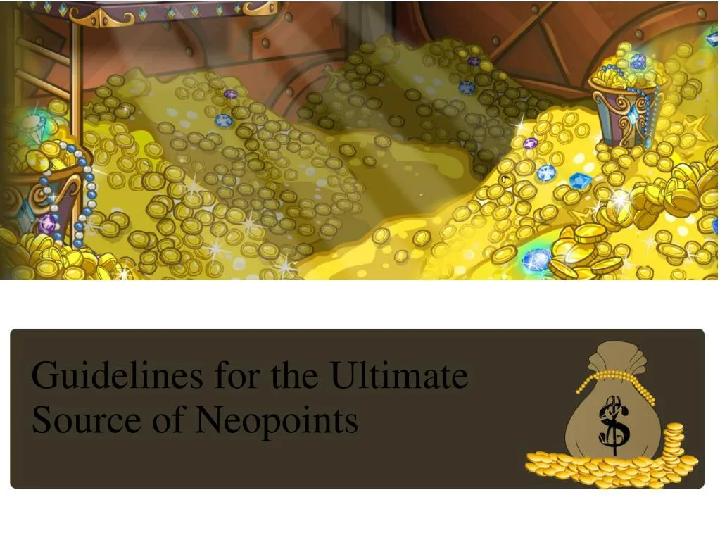 guidelines for the ultimate source of neopoints