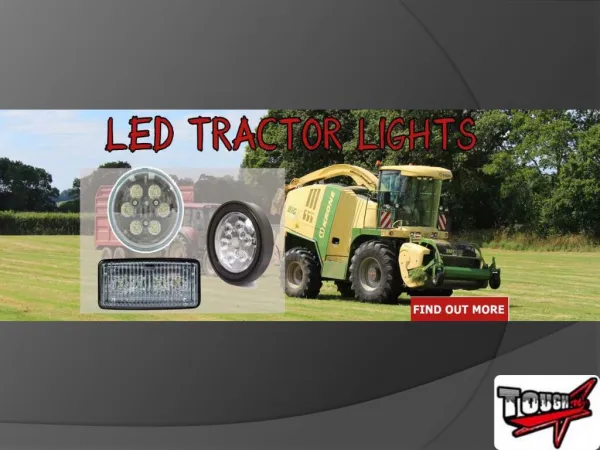 Know More About LED Tractor Lights