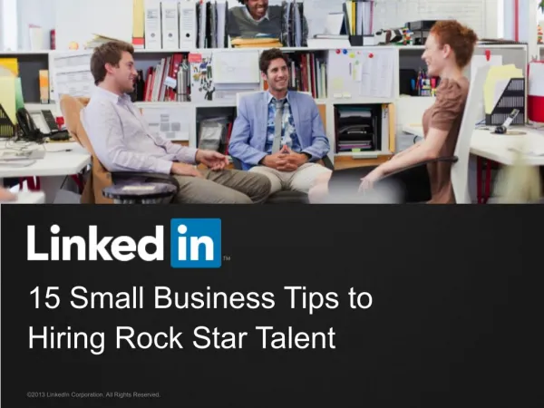 15 Small Business Tips to Hiring Rock Star Talent