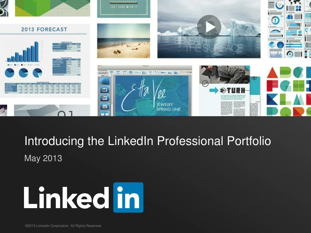 introducing the linkedin professional portfolio