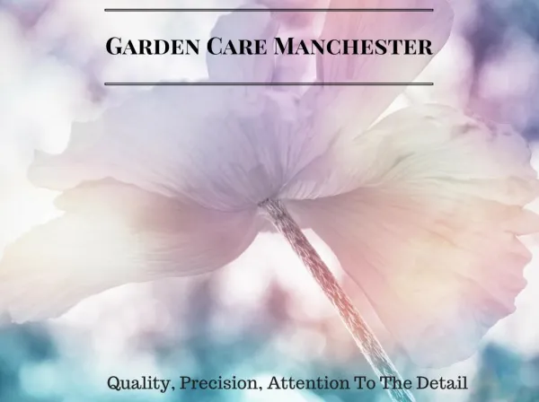 Garden Care Manchester | 0161 823 0156