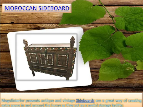 Moroccan Sideboard