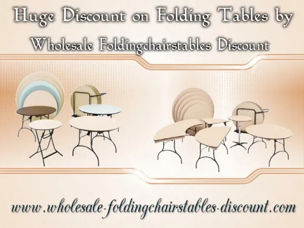 Huge Discount on Folding Tables by Wholesale Foldingchairstables Discount