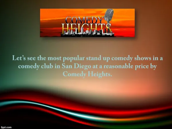 Comedy Clubs San Diego