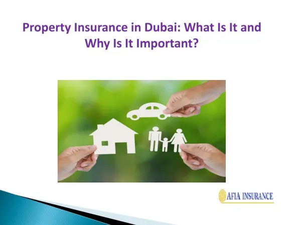 Property Insurance in Dubai