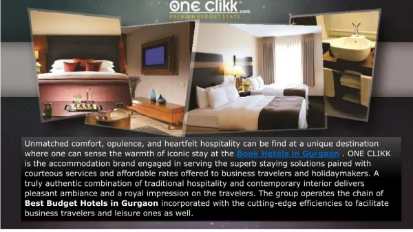One Clikk Hotel Accommodation