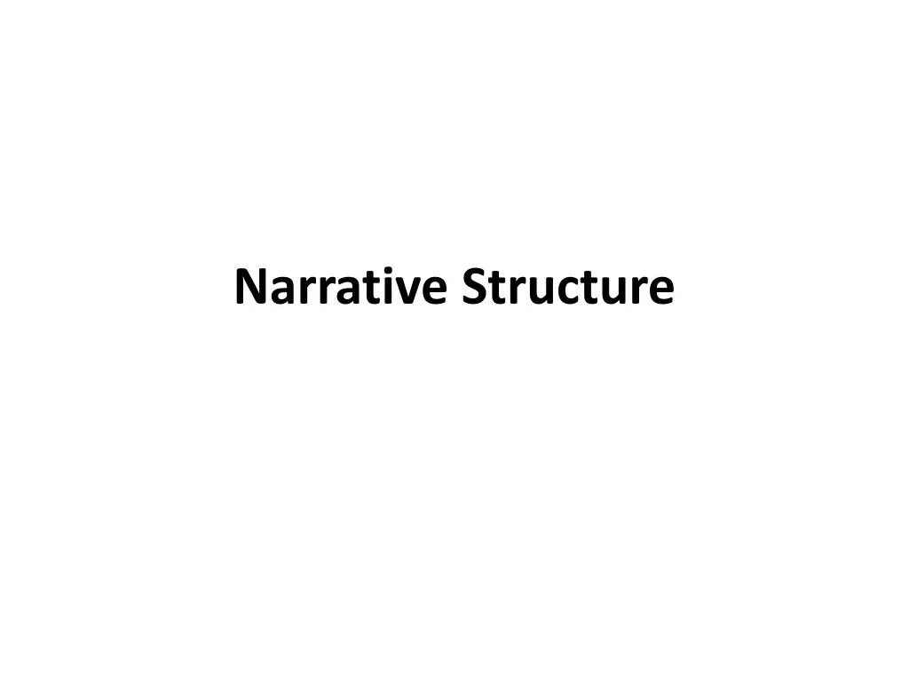 narrative structure