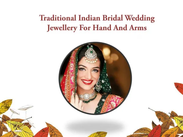 Traditiona Indian Wedding Jewelery For Hands And Arms