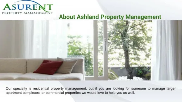 Ashland Property Management - propertymanagementashlandoregon