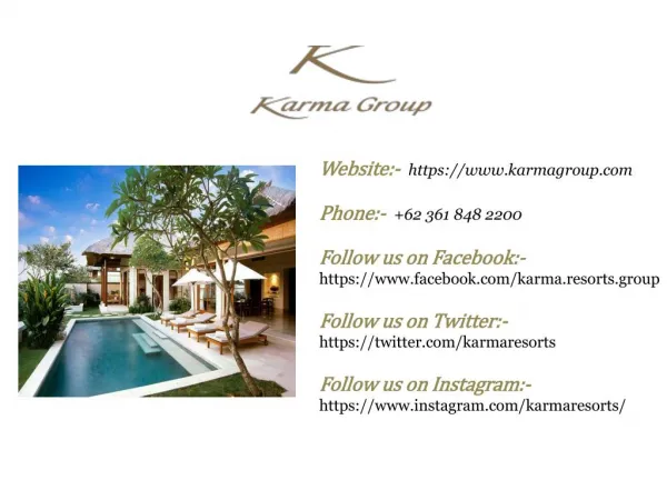 Karma Group - Luxury Hotels for Travel & Accommodation