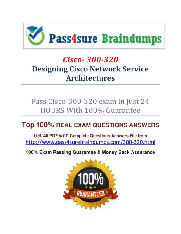 Pass4sure 300-320 Exam Dumps