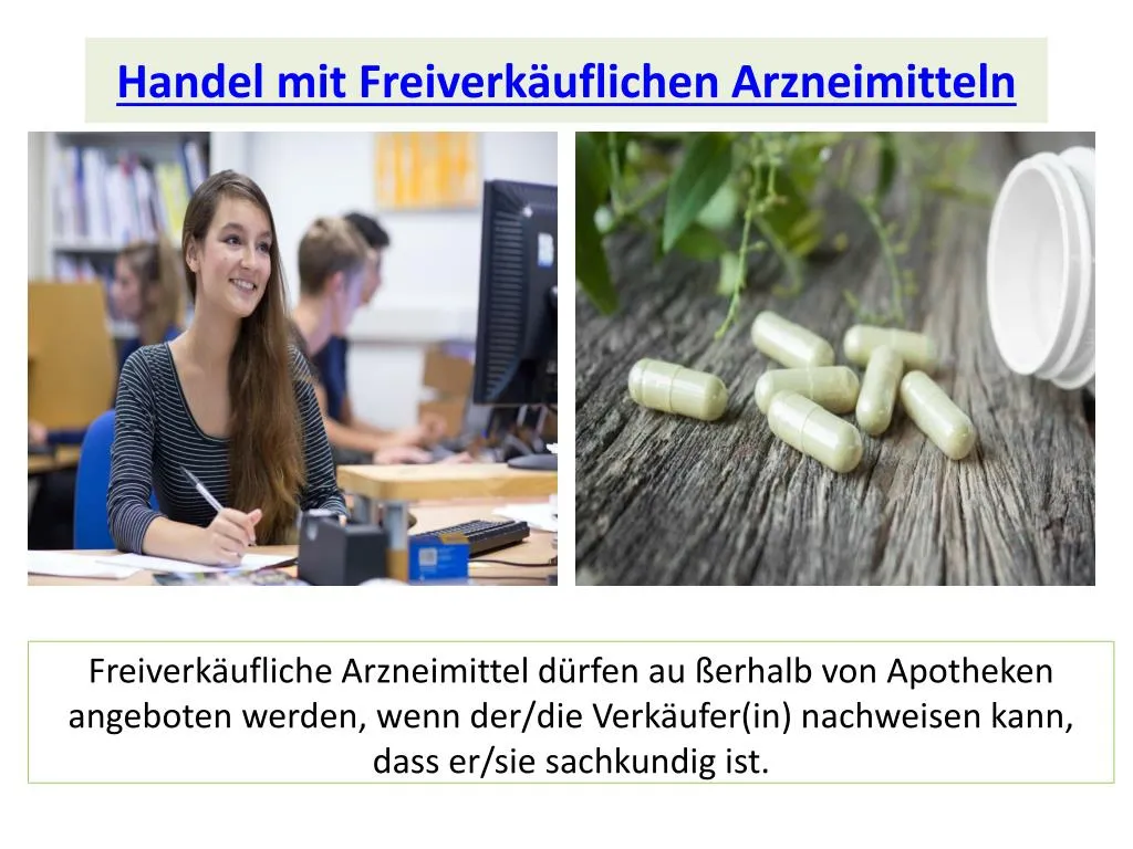 handel mit freiverk uflichen arzneimitteln