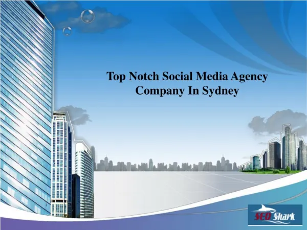 Top Notch Social Media Agency Company In Sydney