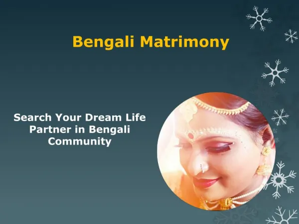 Bengali Matrimony – Search Profiles in Bengali Community