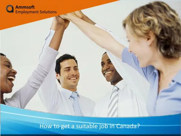 How to get a suitable job in Canada?