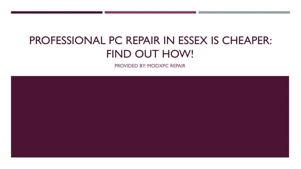 professional pc repair in essex is cheaper find out how
