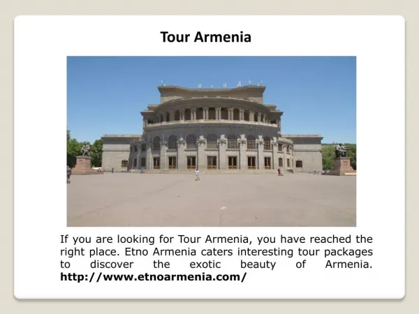 Tour Armenia