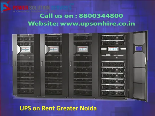 Contact for ups on rent on 8800344800