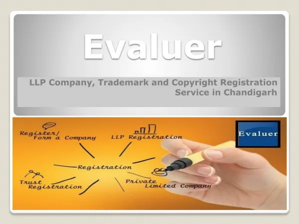 Evaluer - LLP Company, Trademark and Copyright Registration Service in Chandigarh