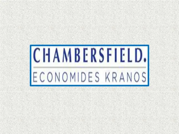 Chambers Field Economides Kranos