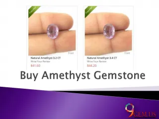 Buy Amethyst Gemstone Online