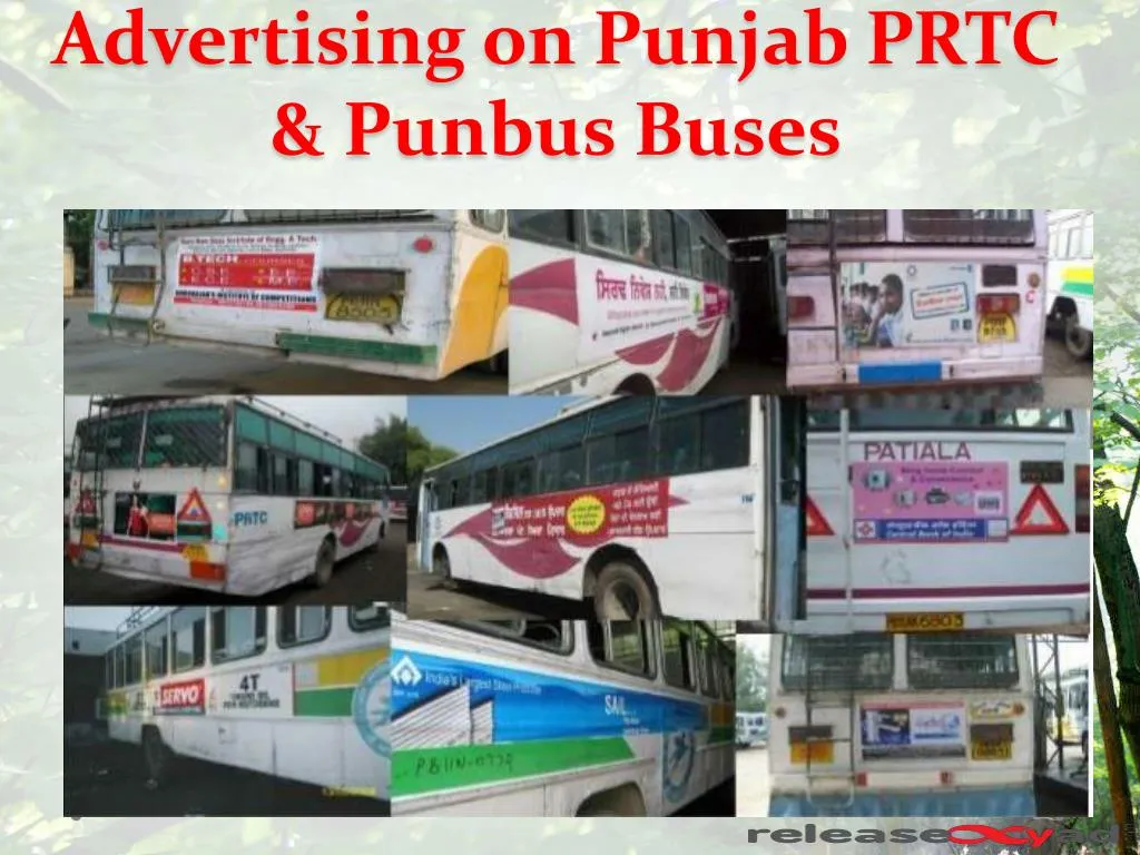 advertising on punjab prtc punbus buses