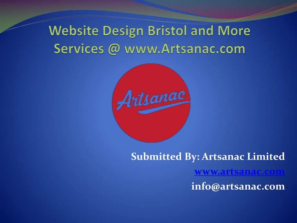 website design bristol and m ore services @ www artsanac com