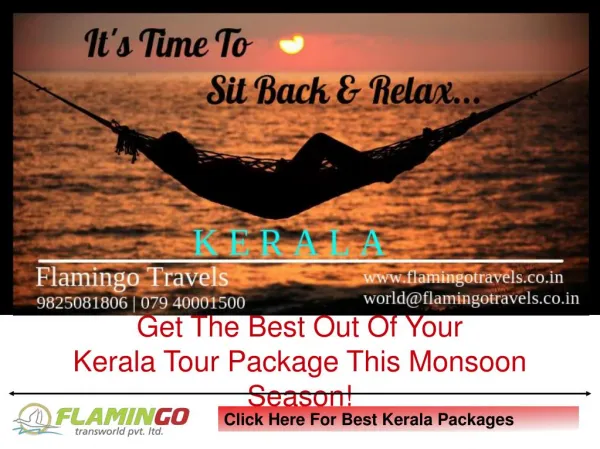Highly Demanding Kerala Tour Packages For Monsoon | Flamingo Travels