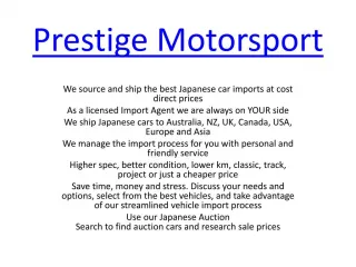 Japanese car auction online - slide 1