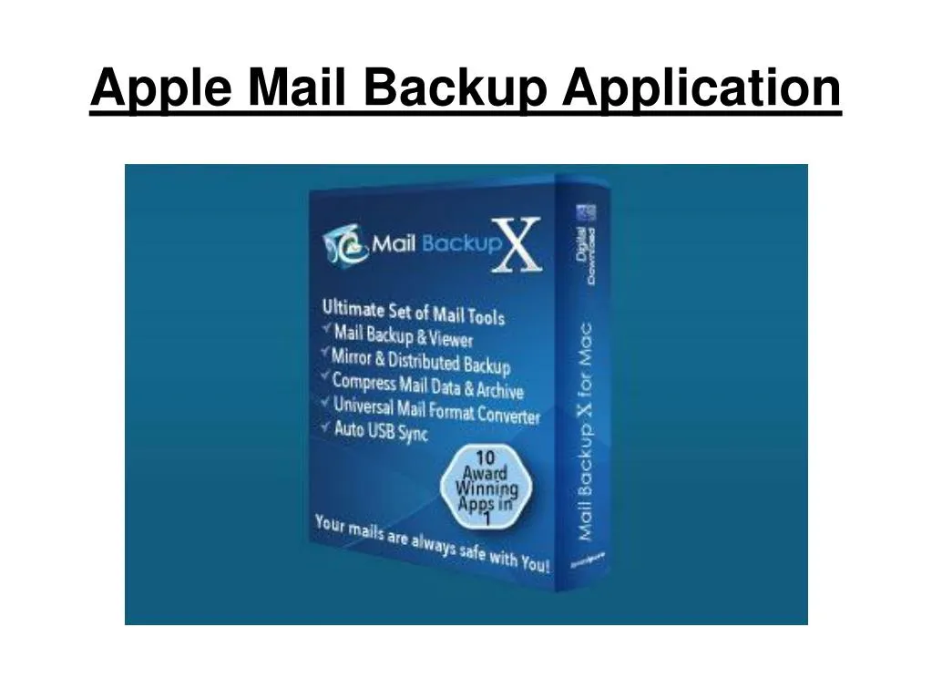 apple mail backup application