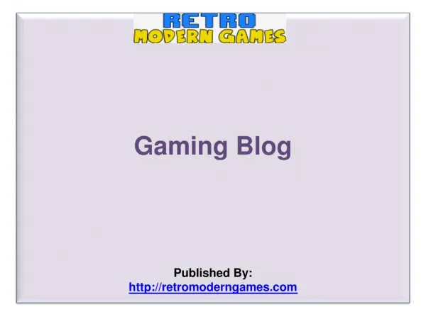 Gaming Blog