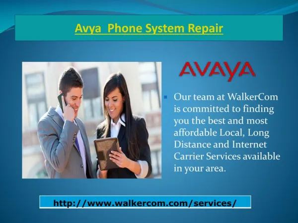 Avaya phone system repair