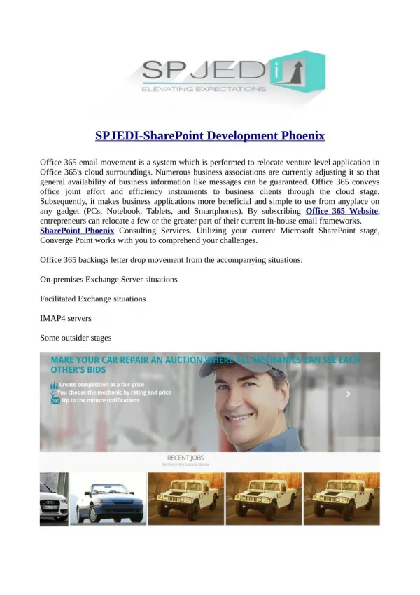 SPJEDI-SharePoint Development Phoenix