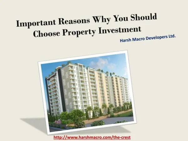 Important Reasons Why You Should Choose Property Investment
