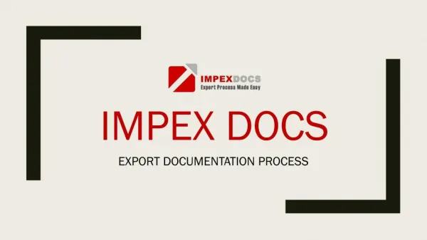 ImpexDocs Makes Exports Easy