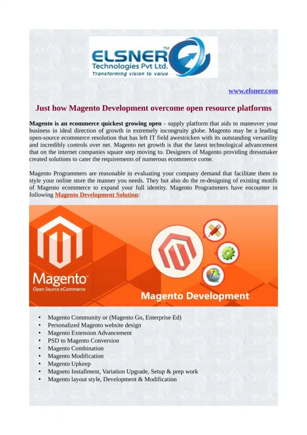 Just how Magento Development overcome open resource platforms