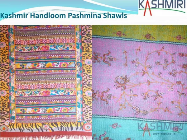 Kashmir Handloom Pashmina Shawls