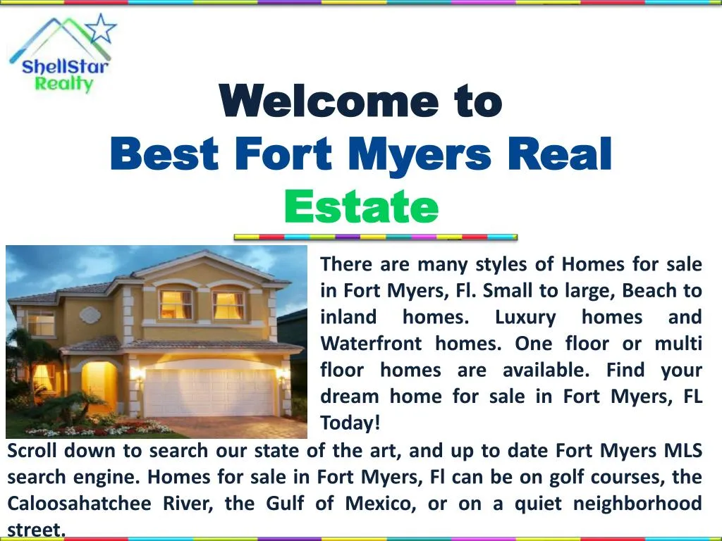 welcome to best fort myers real estate
