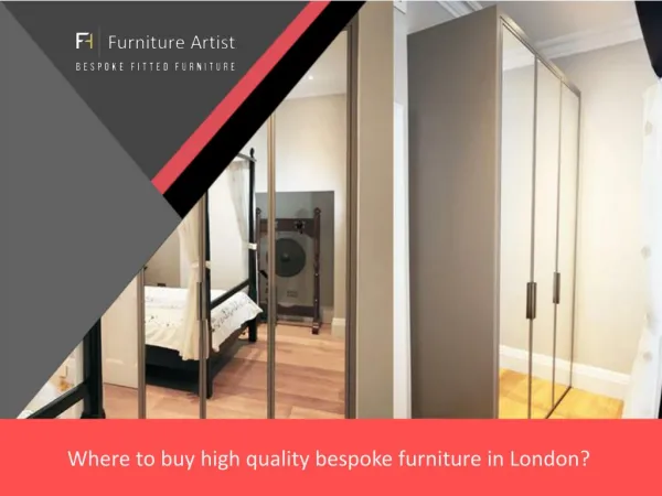 Where to buy high quality bespoke furniture in London?